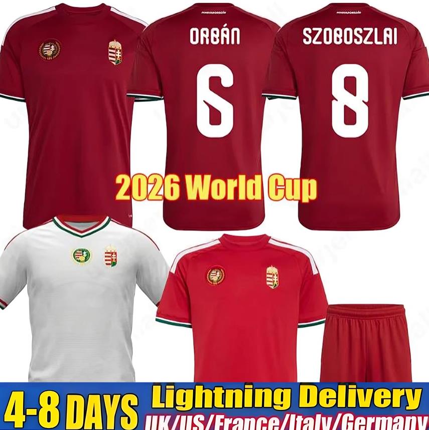 2026 World Cup Hungary soccer jerseys National Team Pouch 26 27 SZOBOSZLAI T Shirt SZALLAI SZALAI FERENCZI GAZDAG VINICIUS ORBAN PRISKIN Football shirt Uniforms