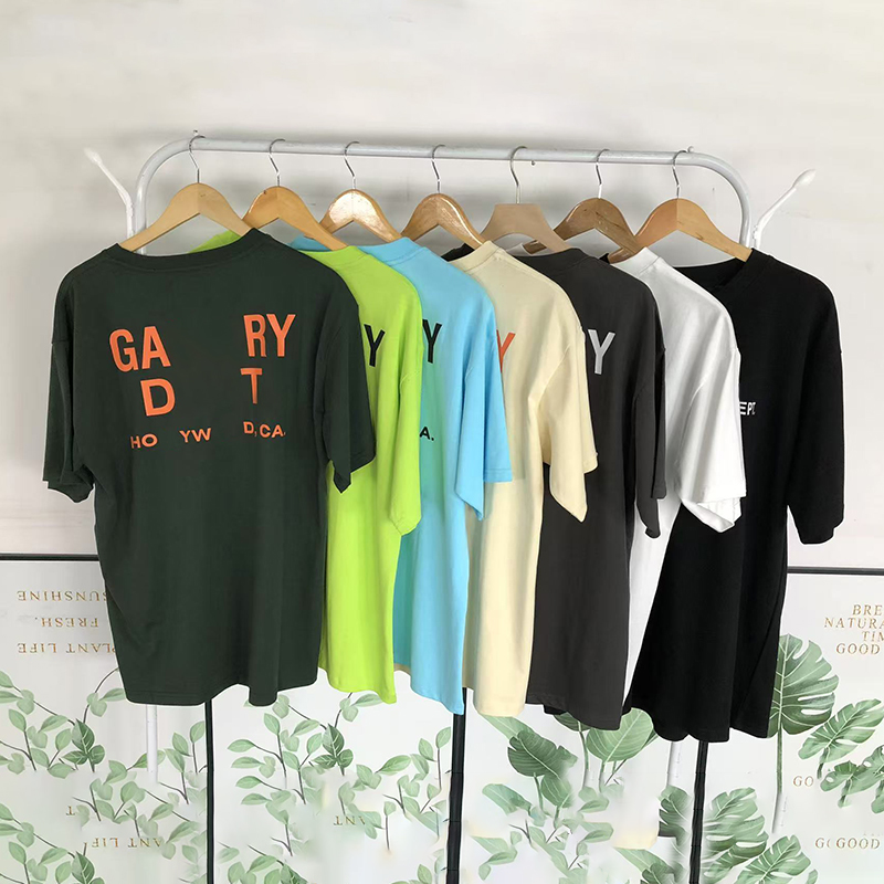 GA tshirt City limited letter logo classic models cotton round neck loose casual men and women short sleeve T-shirt