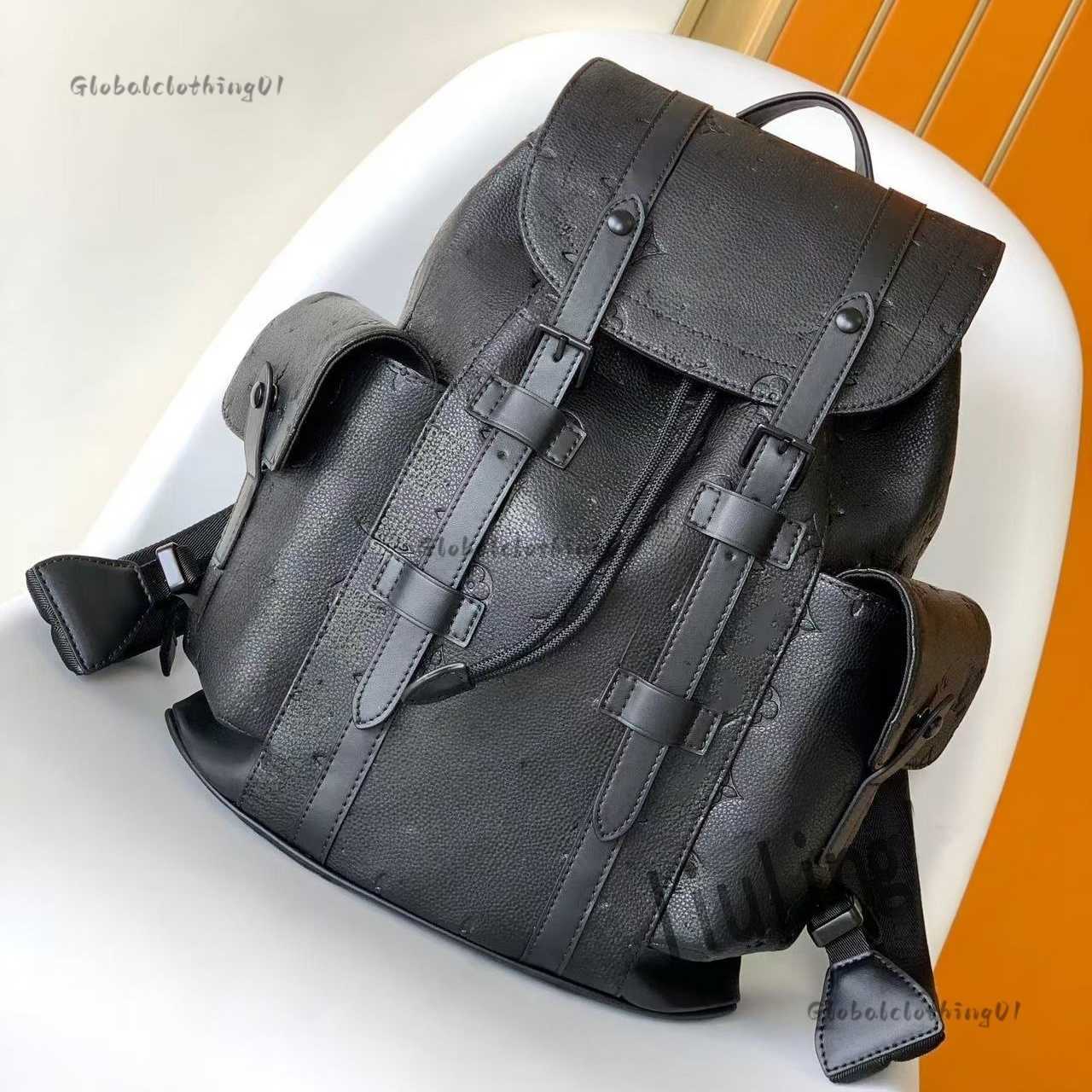 10a Christopher Designer For Woman Old Flower Genuine Leather Travel Luxury Bag Man Large Capacity Commuting Backpack Schoolbag Outdoor Mountaineering