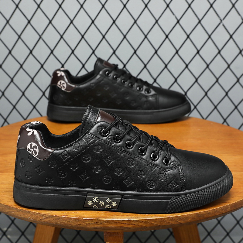 Designer Shoes 2026 Spring New Men's White Sneakers, Classic Low Top Casual Leather Slip-On Shoes Fashion Board Shoes