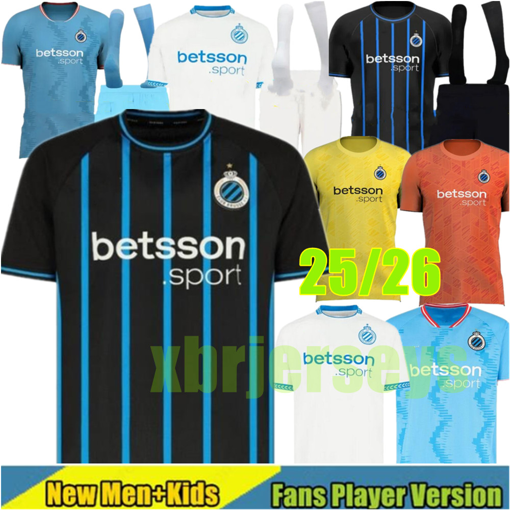 4XL 25 26 ClUb BrUGge Soccer Jerseys Men Kids 2026 SKOV OLSEN Maillot De Foot MEIJER ONYEDIKA Home Away BUCHANAN VANAKEN Football Shirt BrUGge Fan Version