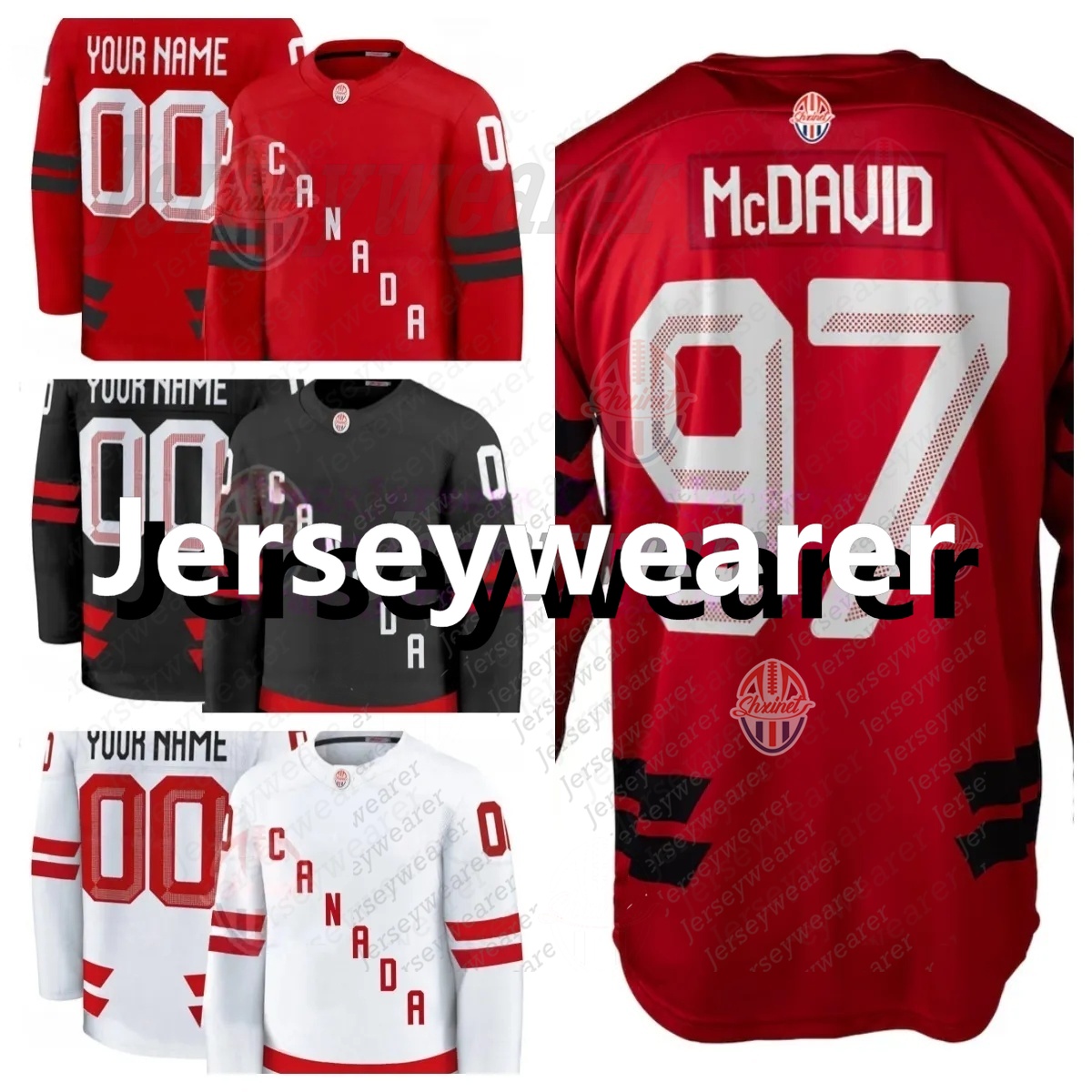 New arrival best seller Custom Hockey Jerseys Canada 2026 Olympices Sidney Crosby Cale Makar Mackinnon Stitched Letter Number Design S-XXXL