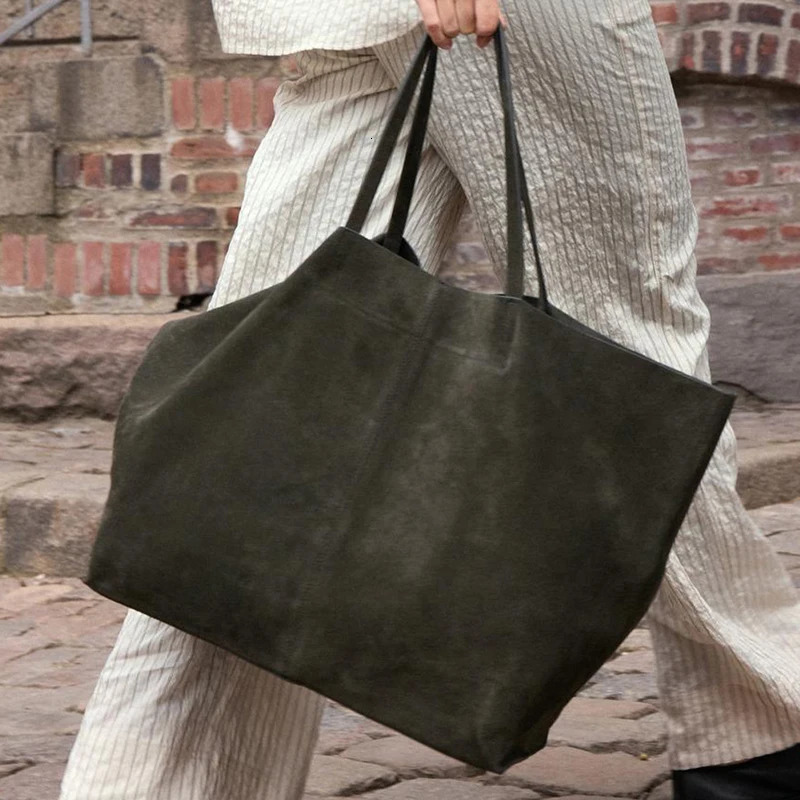 WOMENS LARGE SUEDE BAG er Tote Bag for Everyday Style Large capacity Fashion Shoulder Handbag Ladies 251210