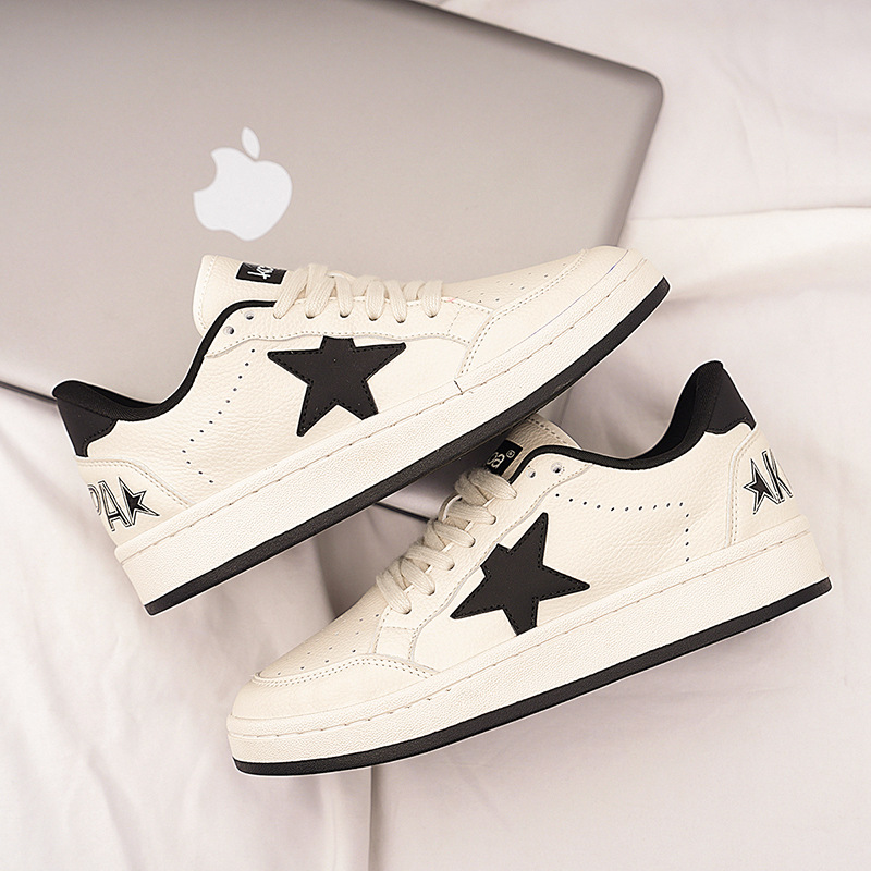 Designer shoes 2025 New Star Thick soled Height Increasing Casual Shoes Retro Trend Breathable Board Shoes for Men and Women