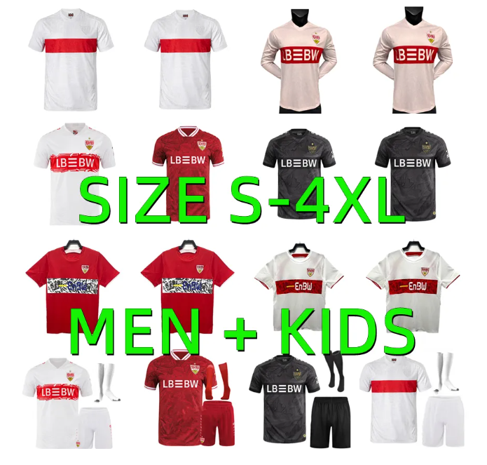 25 26 VfB StutTgartS Soccer Jerseys Retro 2006 2007 DEMIROVIC MILLOT WOLTEMADE UNDAV FUHRICH EL BILAL DIEHL LEWELING STILLER KARAZOR RIEDER Uniforms Men Kids Kits
