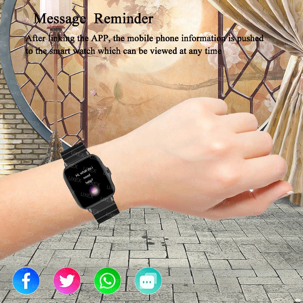 2025 Smart Watch Women And Man 144 Inch Screen Sports Fitness Watches Bluetooth Call Digital Wristwatch Android Smartwatch Men 251210