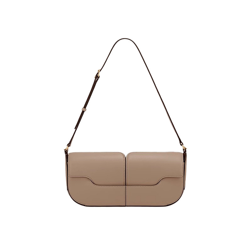 Baguette Bag Boringen Genuine Leather Osmo Crossbody Bag Small Designer Style Slouchy Handbag Smooth Cowhide Tote Bag