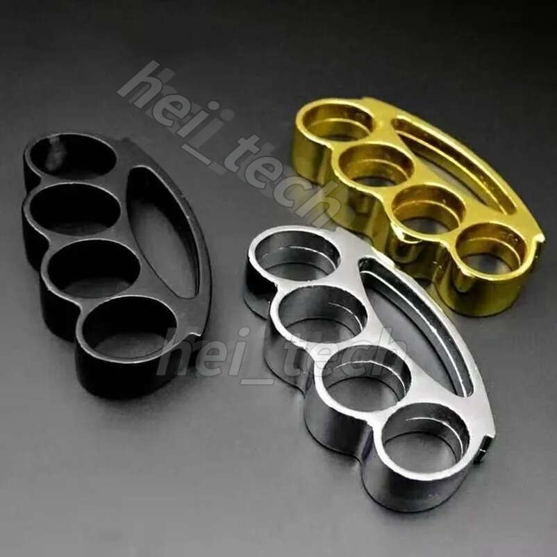 Mini Semicircle Metal Brass Knuckle Duster Outdoor Camping Security Pocket Backpack EDC Tools