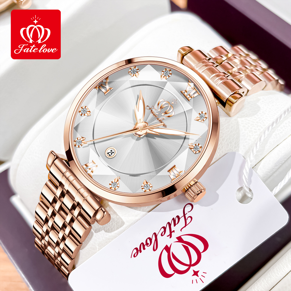 Designer Luxury Watch Brand Luxury Irregular Diamond Mirror Quartz Watch Waterproof Women's Watch Niche Fashion Elegant High-quality Red Green Di