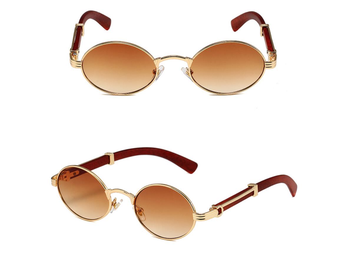 Designer Sunglasses Men Women Sunglasses Polarized Sunglass Round Frame Luxury Goggle Pilot Alloy Frame UV400 Eyewear K39011