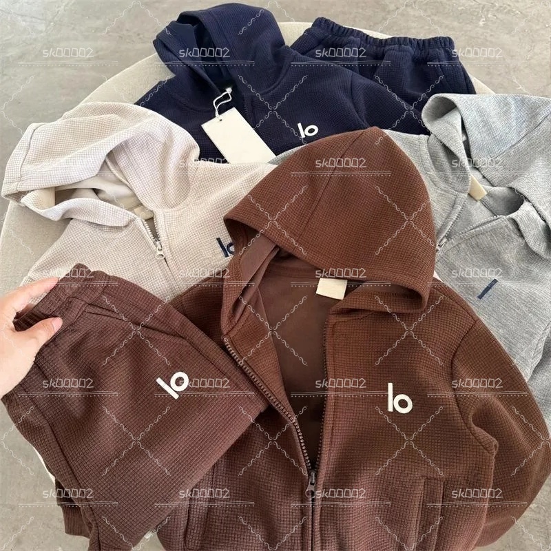 Baby Kids Clothing Sets Designer Coat Kid Pants 2pcs Tracksuits Boys Girls Jacket Clothes Sports Suit Children Outerwear Sweatpants Two Piece Set -8