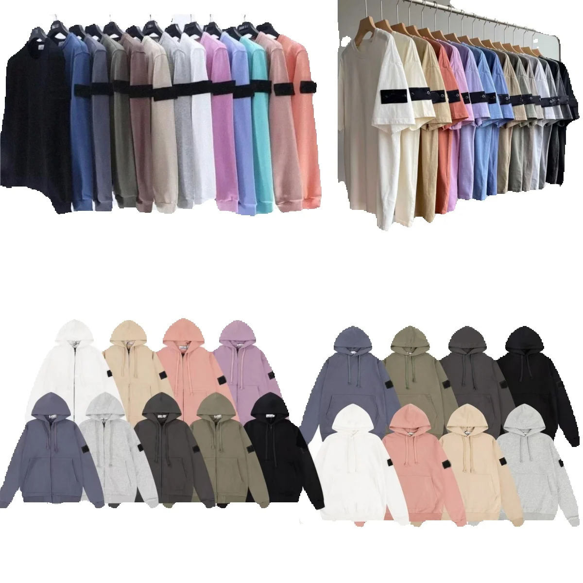 Designer Mens jumper badge stones sweatshirt hoodie men cargo pants pull Pullover tracksuit Autumn Hoodies Womens Long Sleeve Sweater islands compass hoodies