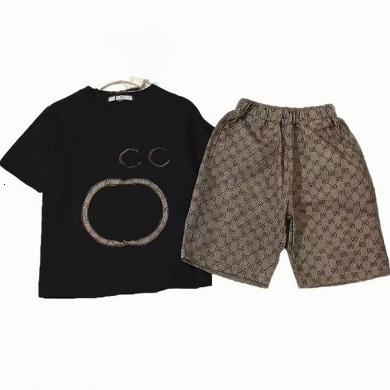 Clothes Suit Clothing Sets Designer Boys Kids Casual Baby Tracksuit Kids Girls Toddler T-shirt Shorts Baby Pullover Kids Pants Multi-color T-shirt