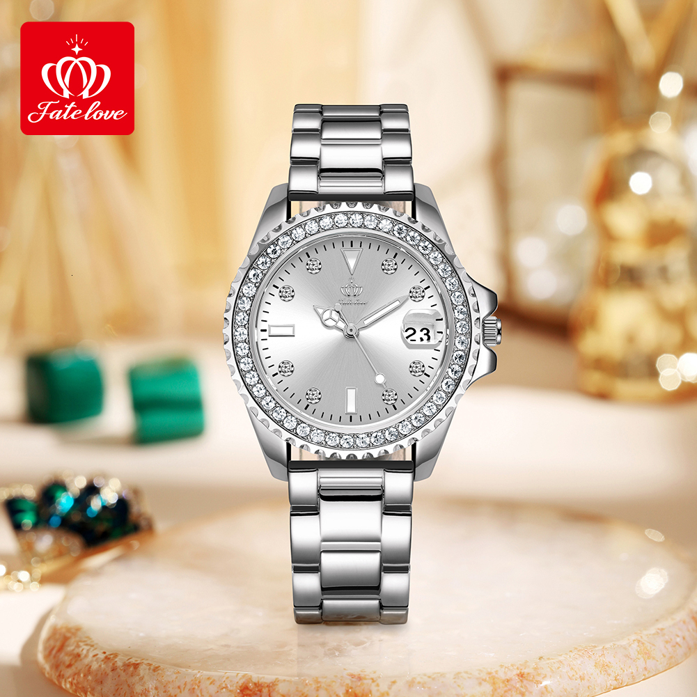 Designer Luxury Watch Brand Women's Moissanite Luxury Men's Green Dial Watch Waterproof And Drop Resistant High-quality Quartz Watch