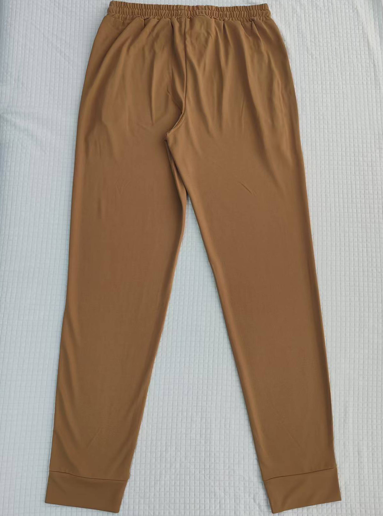 solid color Men's pants men's casual sports ankle binding pants elastic tight fitting fitness running designer men's pants customizable