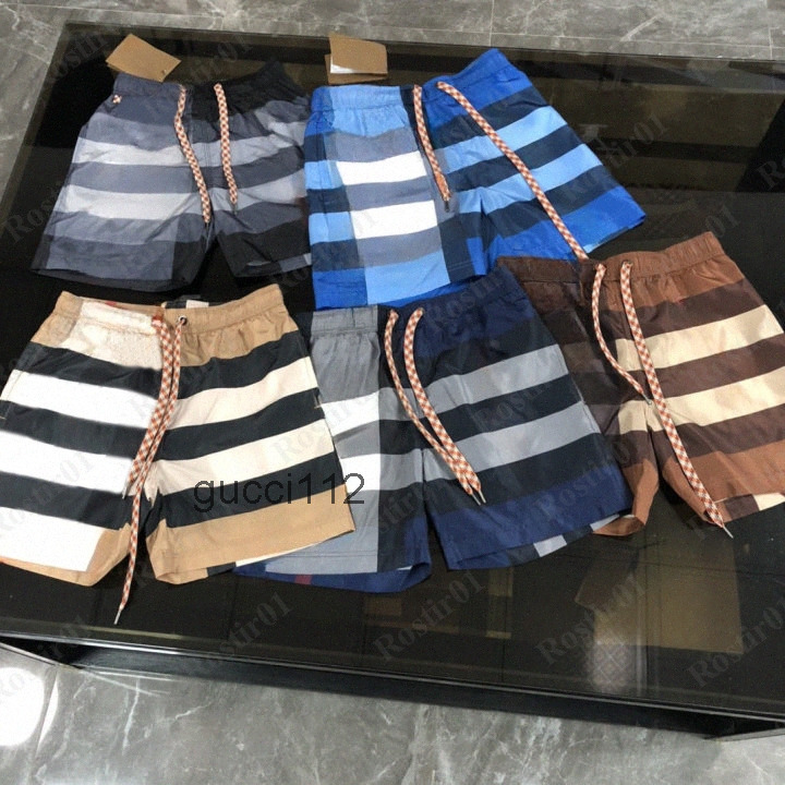 Designer Swim Shorts Mens Shorts And T Shirt Set Summer Quick Drying Swimwear Printing Board Beach Pants Size S4PK burberrys2 Burberrys burbberys S63U BGFG