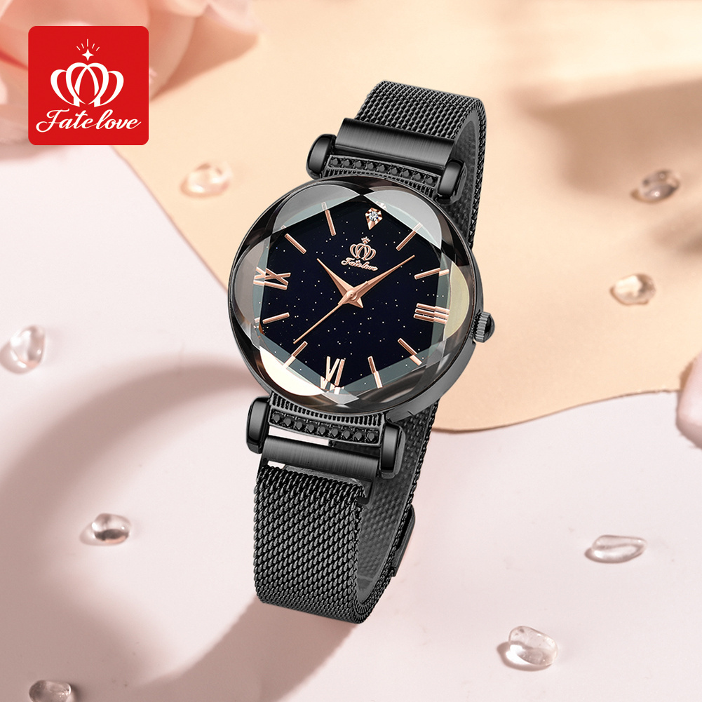 Designer Luxury Brand Watch Starry Quartz Watch Moissanite Inlaid Fashion Trend Waterproof Iced Out Watch Women's Watch Business Leisure High Qua