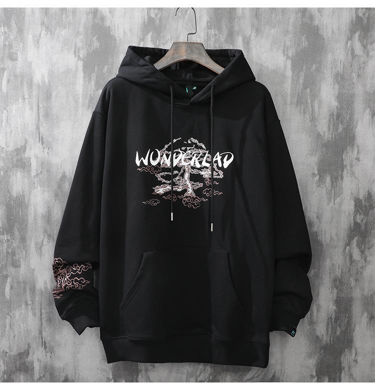 Chinese Style Couple Hoodies for Men and Women - Instagram-worthy, Trendy National Fashion, Loose Fit, Ancient Style, Campus-inspired, Popular This Ye