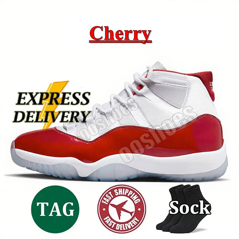With Box 11s Gamma Blue 11 Basketball Shoes Cherry Cool Grey DMP Cap and Gown Moiave H-Town Neapolitan 25th Anniversary Men Women Sneakers Outdoor Spo