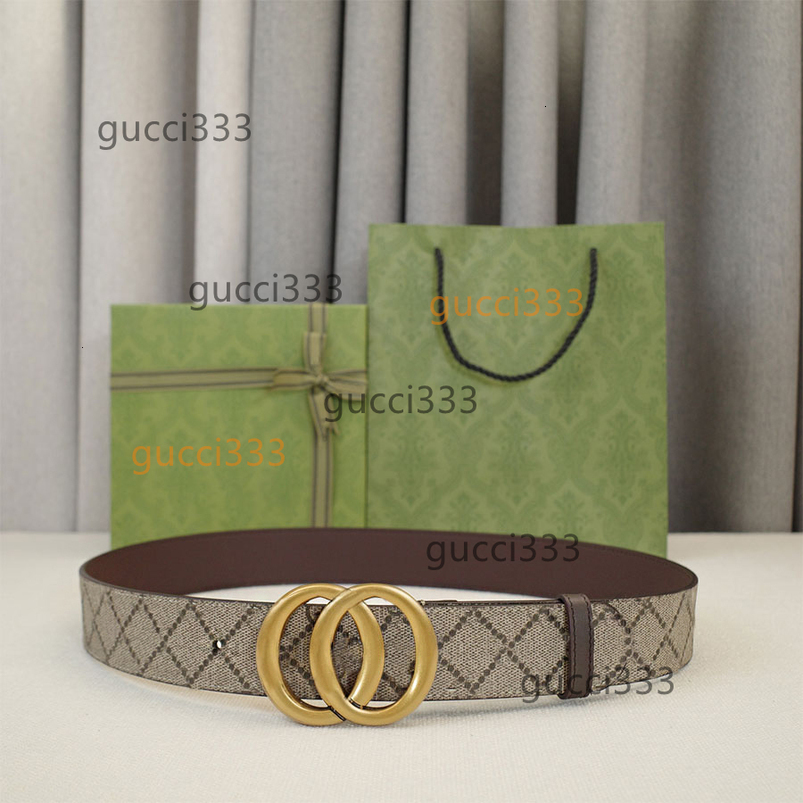 Designer Belt Genuine Leather Man Woman Belts Letters Buckle Plaid Width 4CM Casual Smooth Buckle Gold Sliver Color guccis guccibelt guccii ggbelt gg MKH8 ZT03