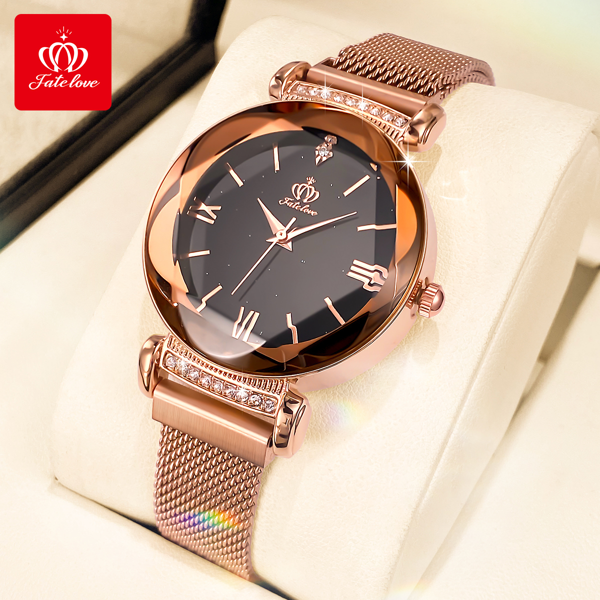 Designer Luxury Brand Watch Starry Quartz Watch Moissanite Inlaid Fashion Trend Waterproof Iced Out Watch Women's Watch Business Leisure High Qua