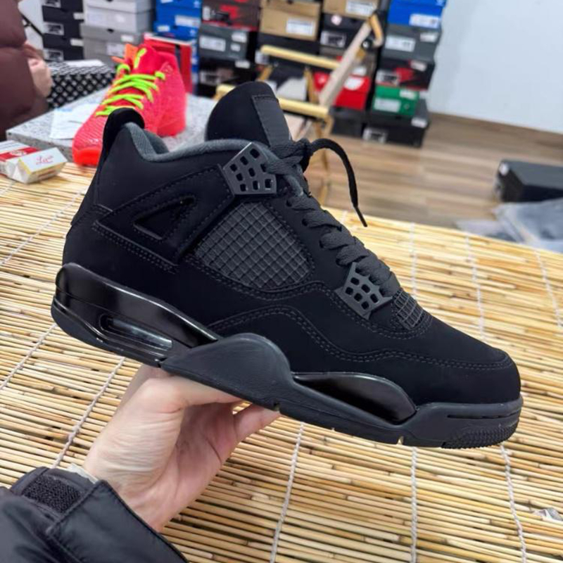 Black Cat 4 4s 1 1S Basketball shoes Men Women Bred UNC University Blue Cactus White Grey Pure Royalty Outdoor Sport Sneakers Eur 36-47