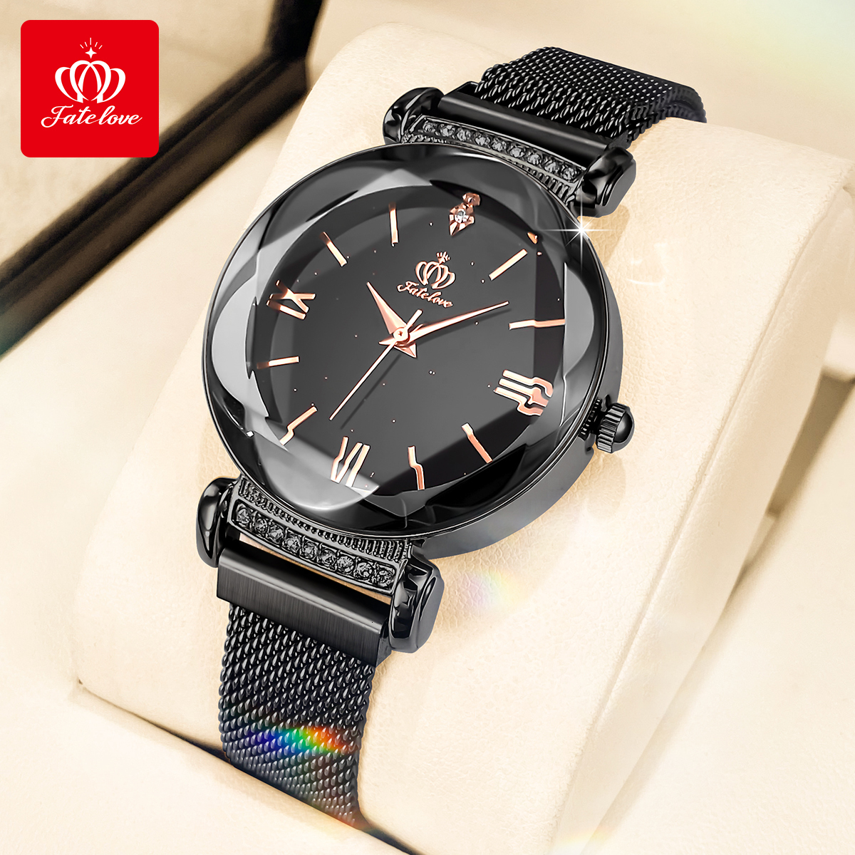 Designer Luxury Brand Watch Starry Quartz Watch Moissanite Inlaid Fashion Trend Waterproof Iced Out Watch Women's Watch Business Leisure High Qua