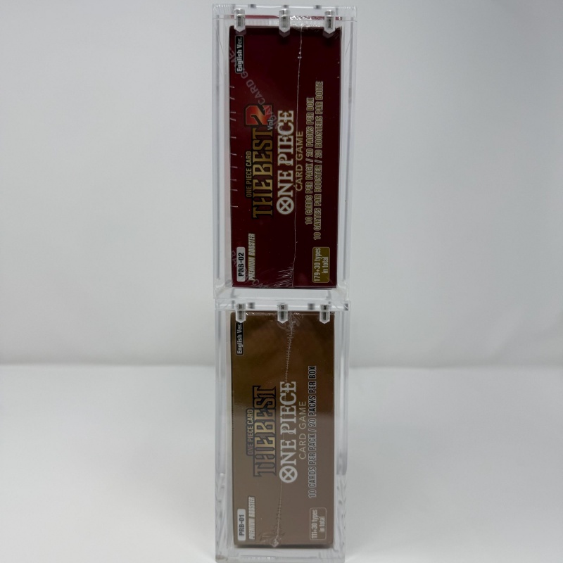 Waco Acrylic Case - Engelse One Piece Booster Box (OP-04 OP-05) en verder with N52 Magnetic Top UV-Resistant