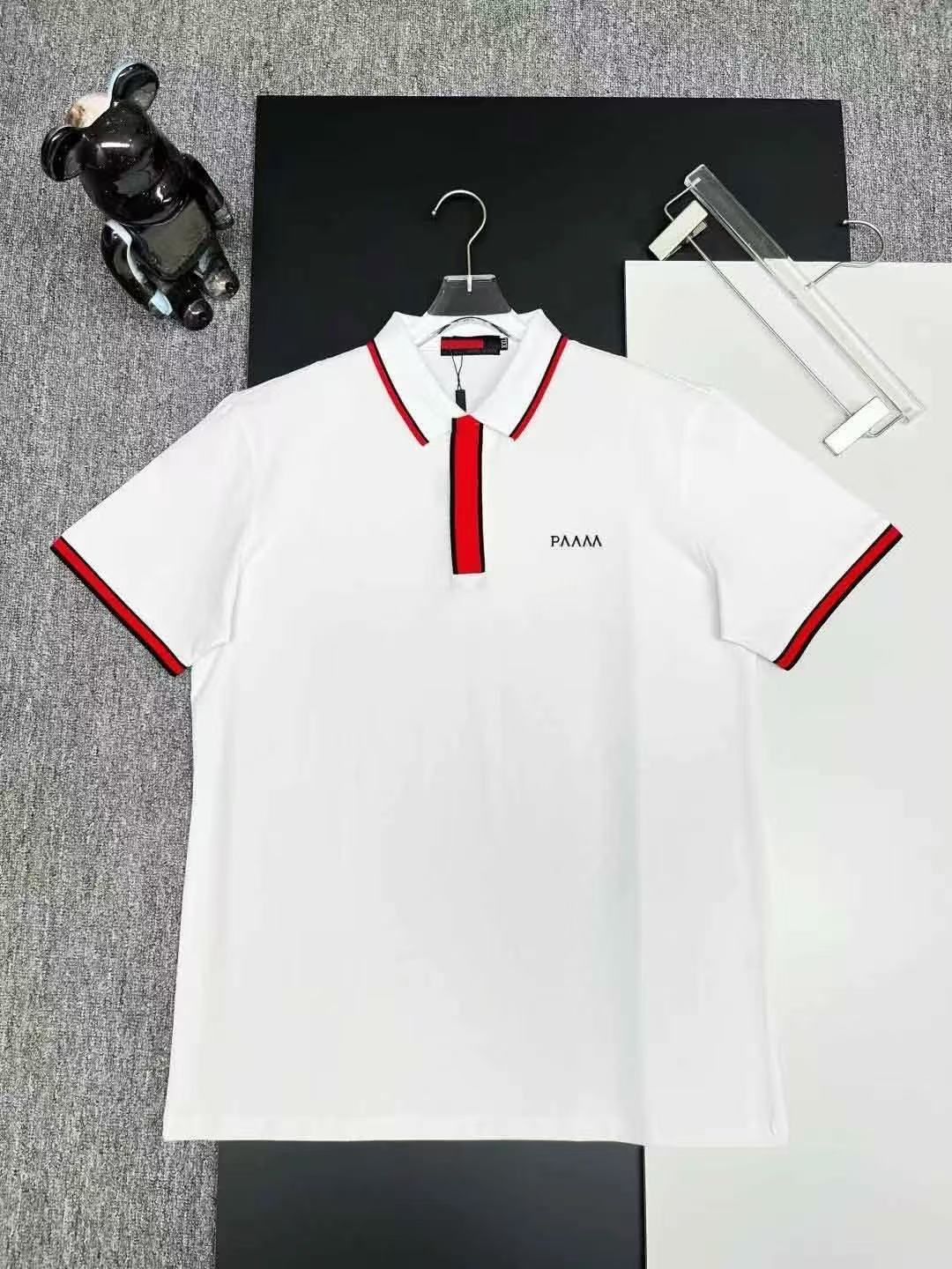 2026 Formal Men Polo Casual T Shirts Cotton Summer Mens Polos Designer Letter Print Fashion Polo Shirt