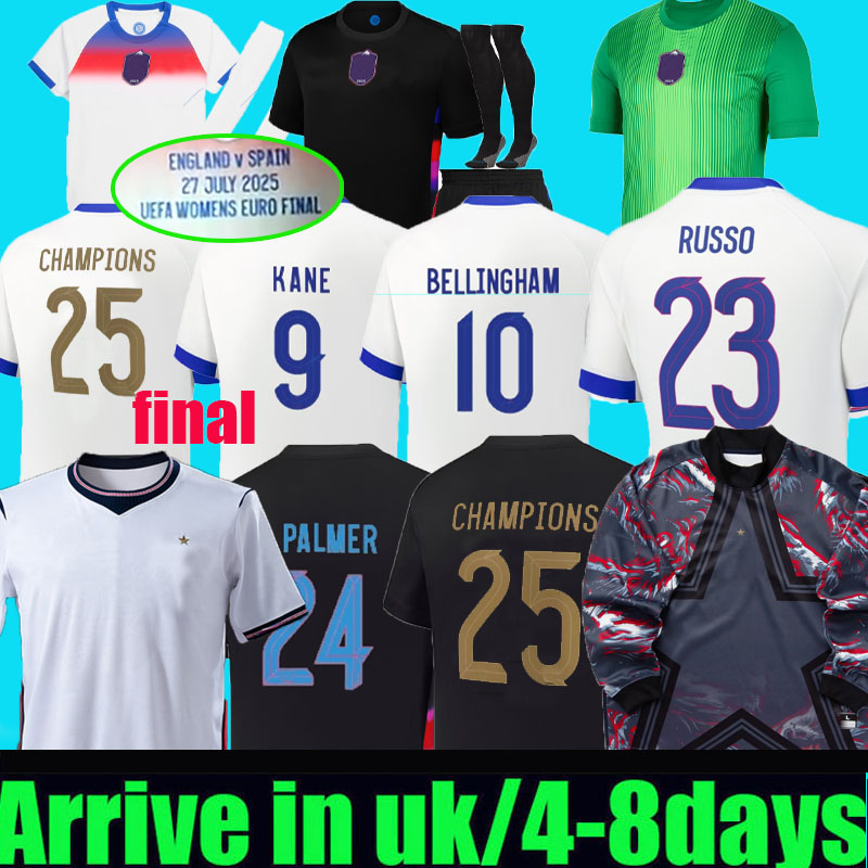 2025 2026 englands football shirt final Bellingham PALMER MAINOO 25 26 27 kane rice saka Soccer Jerseys KELLY Russo camisa de futebol WOMEN Men Kids uniform MEAD TOONE