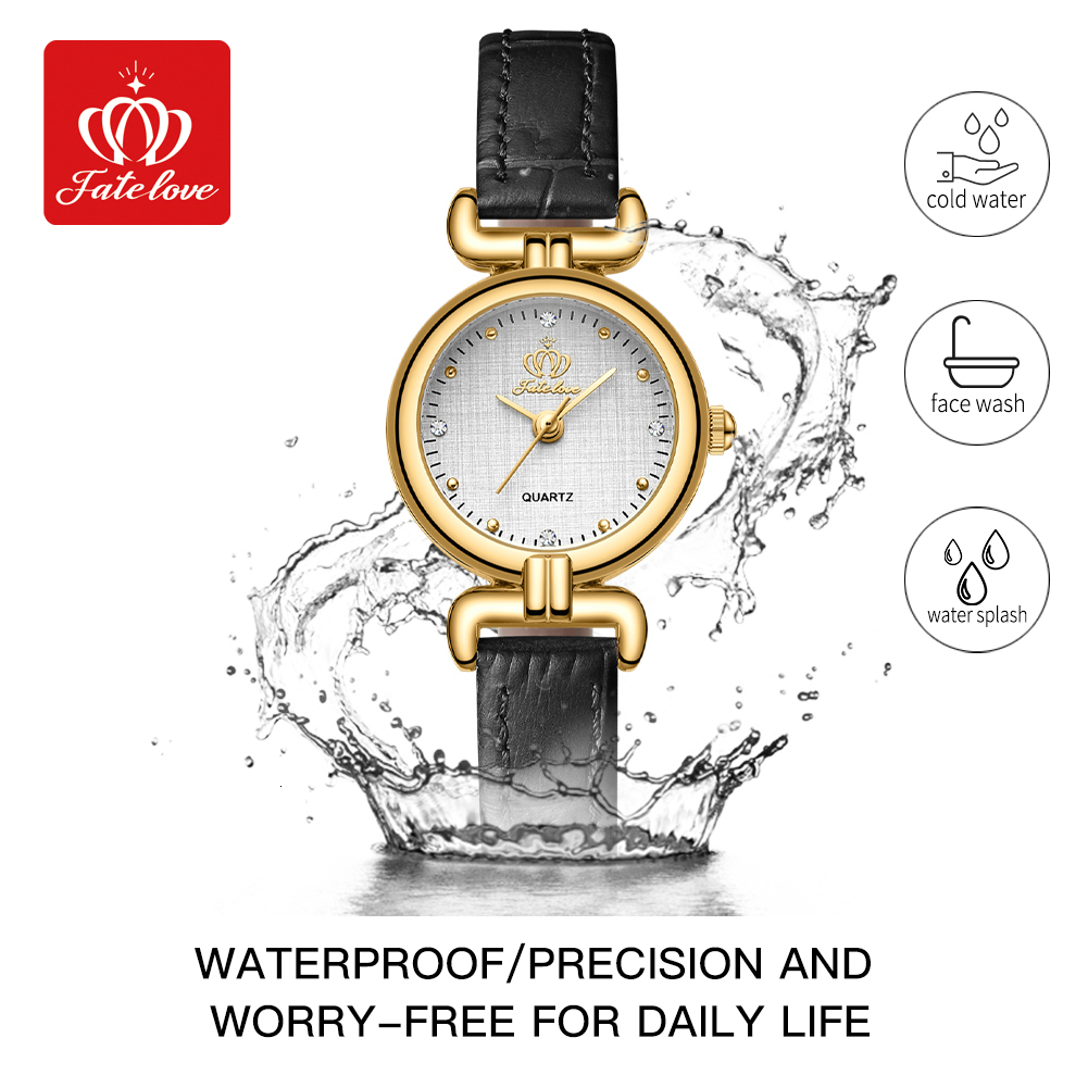 Fate Love Designer Watch Retro Luxury Lightweight Women's Watch Small Dial High Quality Watch Women's Leather Strap Waterproof Fashion Elega