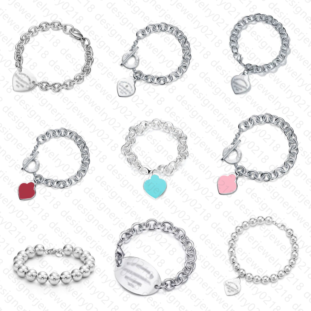 Bracelet designer bracelet for women bead bracelet women's fashion wedding party luxury jewelry accessories pendant letter beads chain bracelet Christmas gifts