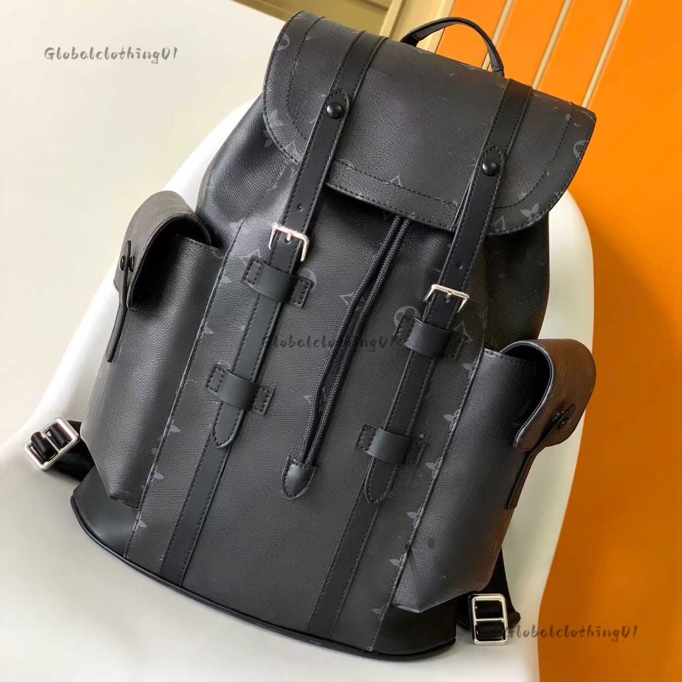 10a Christopher Designer For Woman Old Flower Genuine Leather Travel Luxury Bag Man Large Capacity Commuting Backpack Schoolbag Outdoor Mountaineering