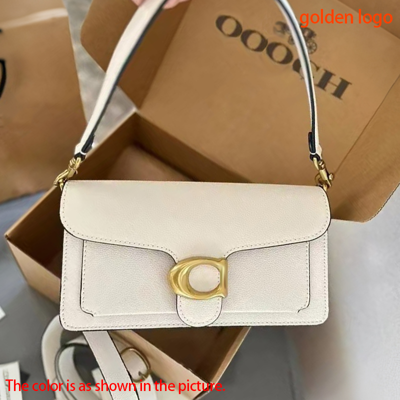 coacher tabby 26 Chic Small Square Leather Shoulder Crossbody Bag for Women Latest Design for 2024 coacher designer bag crossbody bag shoulder bag black golden white
