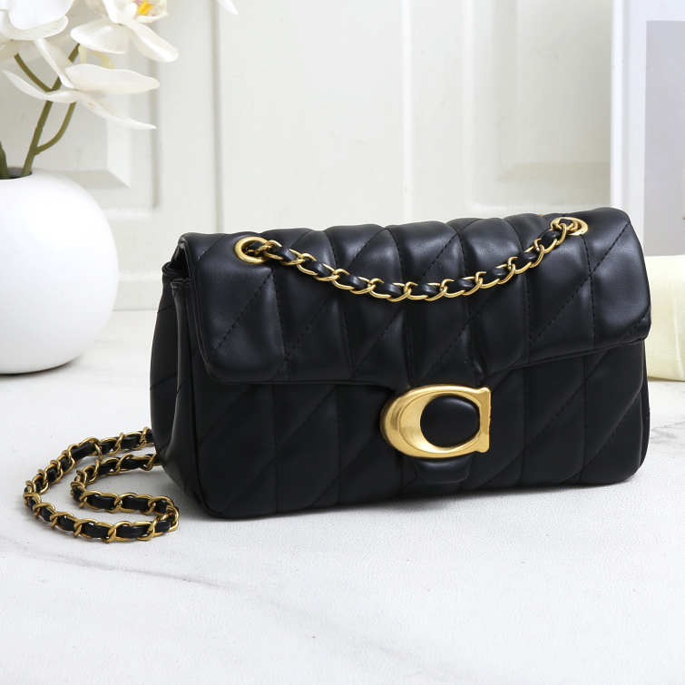 Designer bag Women Shoulder bag Underarm Bag Designer Simple Bag Mini Handbag Quilted Stitching Chains Bag 25cm Caramel Brown Bag 001