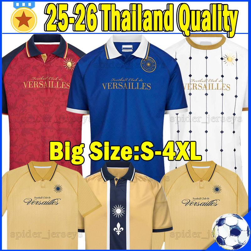 XXXL 4XL 25 26 Versailles L atelier Soccer Jerseys GUILLAUME ODZOUMO ZEMOURA BASQUE Men Uniforms 2025 2026 TRAORE KALAI OUCHEN KOFFI Long sleeves Football Shirts
