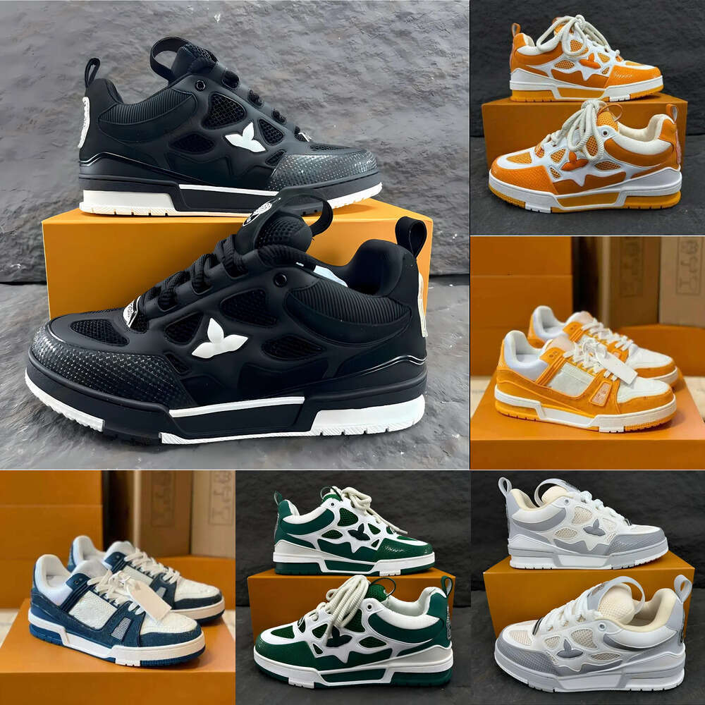 skate Designer sneakers mens womans trainers sneaker casual runner shoe outdoor leather skates tennis classics fashion shoes top AAAA topkijmnn