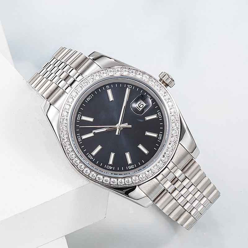 men watch luxury watches 41mm men women designer wristwatches moissanita watches with stainless steel straps sapphire glass aaa