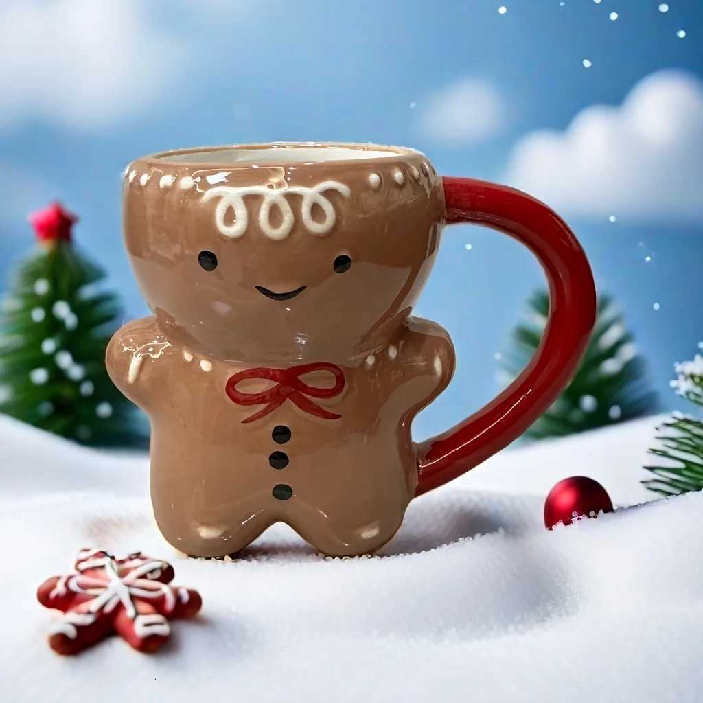 Gingerbread g - Festive Insated Cup Holiday Coffee g Perfect Christmas Gift Handwash Only H251215