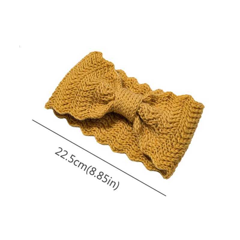 Women Knitted Wool Bowknot Headband Autumn Winter Elastic Wide Twist Hairband Female Girl Solid Color Warm Turban HeadwearXJ251215 - view 7