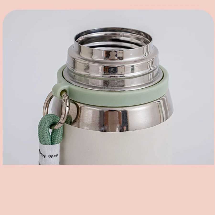 Double-layer stainless steel bullet-shaped insulated cup with high-quty gradient tea water separation portable water bottle H251215