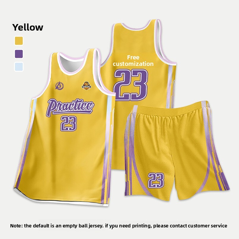 Cross-border Basketball Jersey Set for Boys, Children's Sports Competition Quick-dry Breathable American Style Jersey, College Student Printed Tr