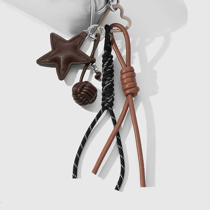 Classical PU Leather Star Bag Decoration Trendy Womens Keychain Designed For Trendy Women Who Love Distinctive M251215