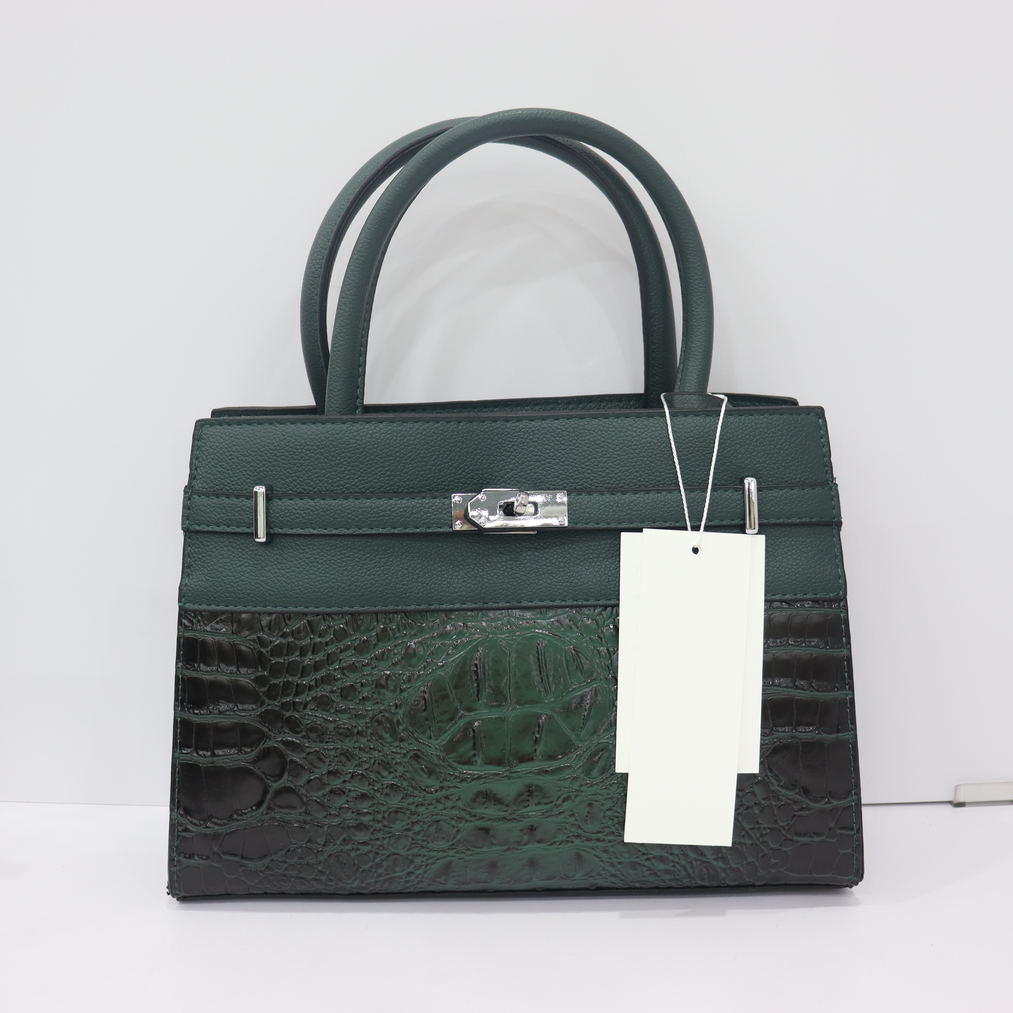 Designer Women's High Quality European and American Classic Retro Multi functional Crocodile Pattern Trendy Fashion Large Capacity Versatile Simp