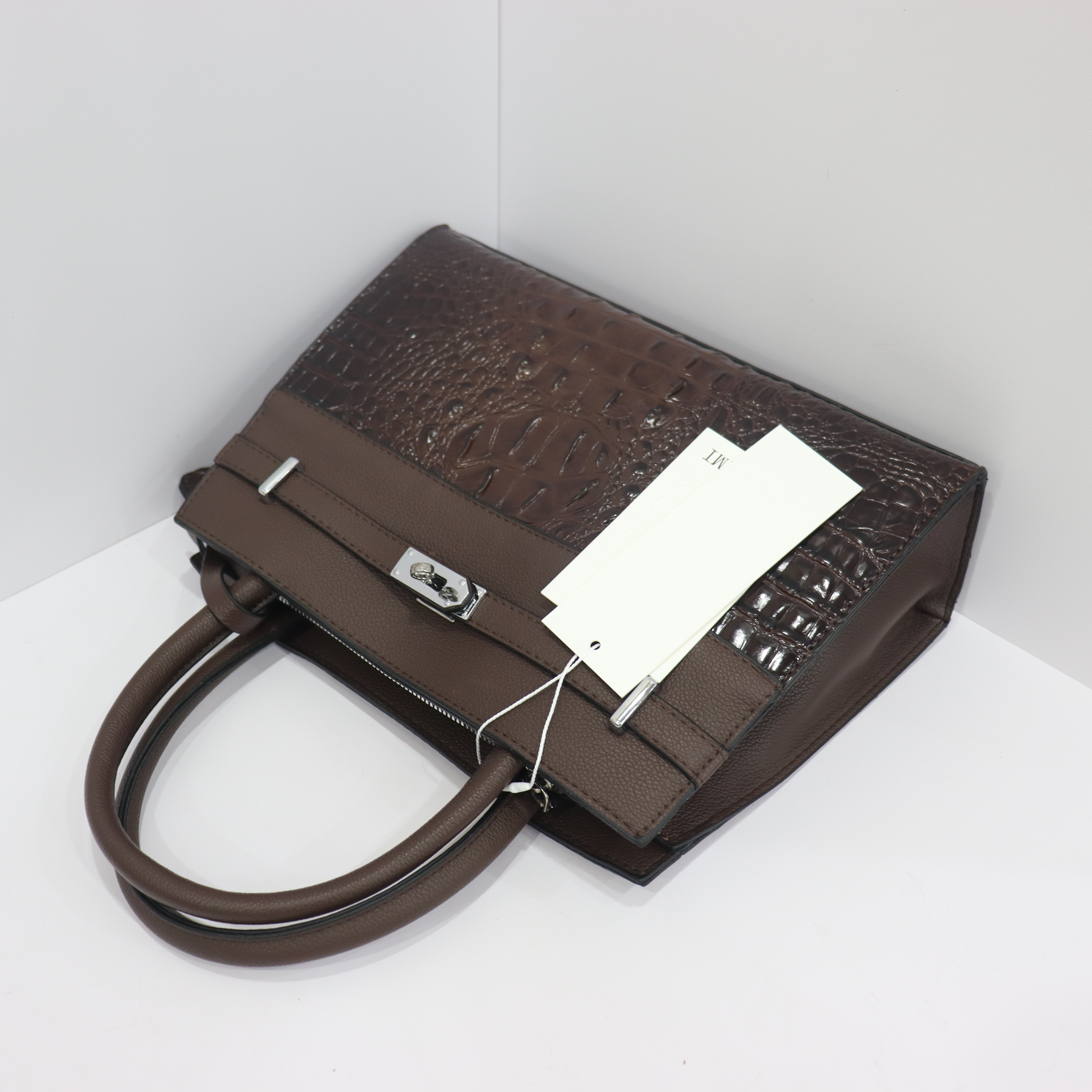 Designer Women's High Quality European and American Classic Retro Multi functional Crocodile Pattern Trendy Fashion Large Capacity Versatile Simp