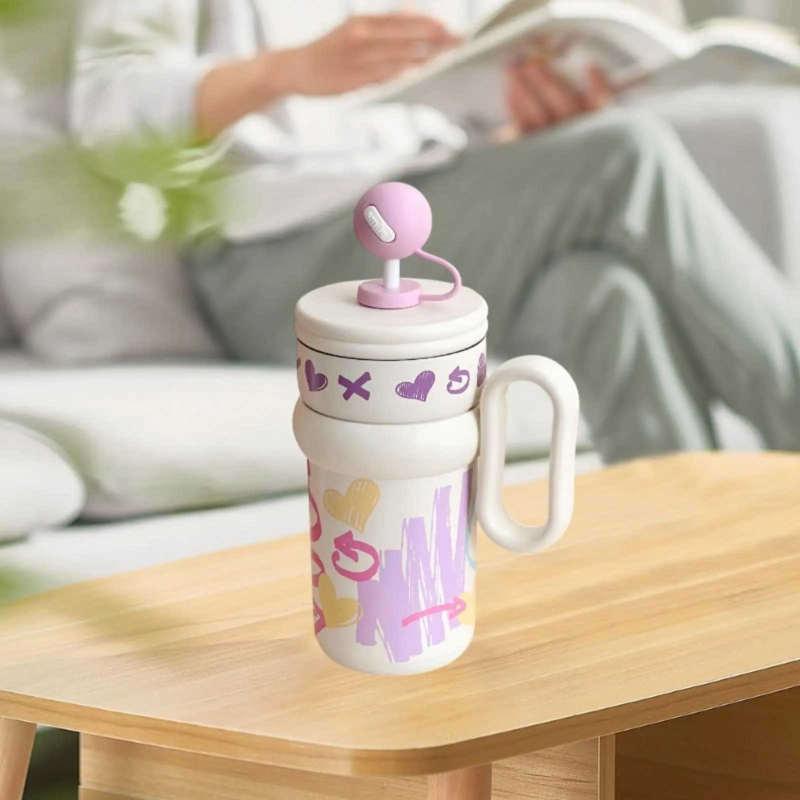 Stainless Steel Insulated Tumbler Water Bottle Reusable Insulated Cup with Straw H251215