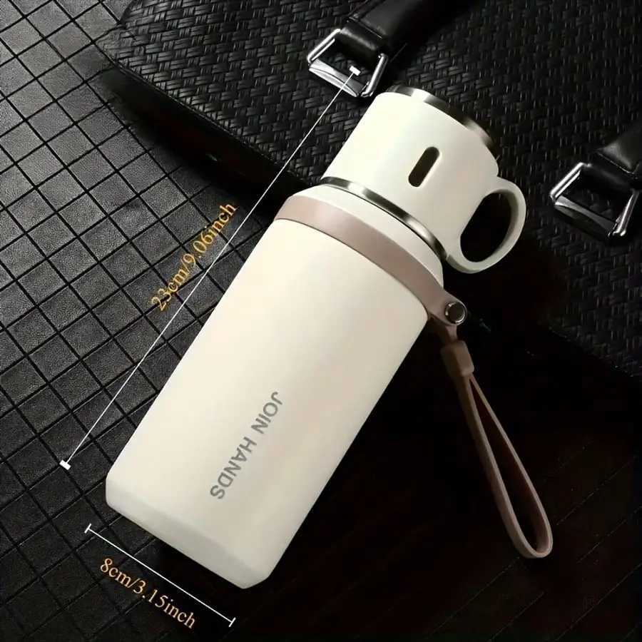 600ml/21oz 316 Stainless Steel Vacuum Bottle 2-In-1 Cap-Cup Holiday/Birthday Gift H251215