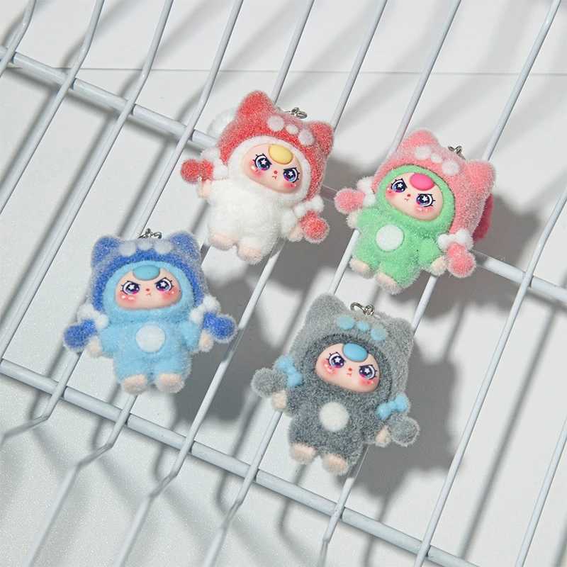 Plush Keychain for Bags Cartoon Doll Keychain Decoraitons Cute Keychain on The Phone Christmas Holiday Gifts M251215