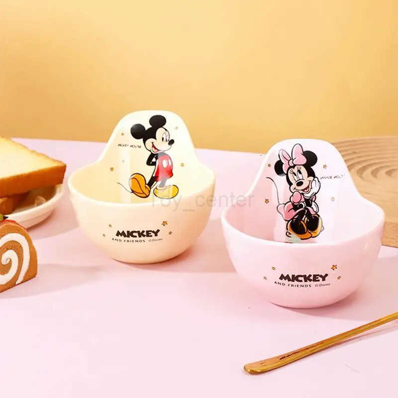 Disney Mickey Mouse Kids Dinnerware Heat-Resistant Durable Ceramic Cartoon Character Design Food Safe Underglaze Color H251215