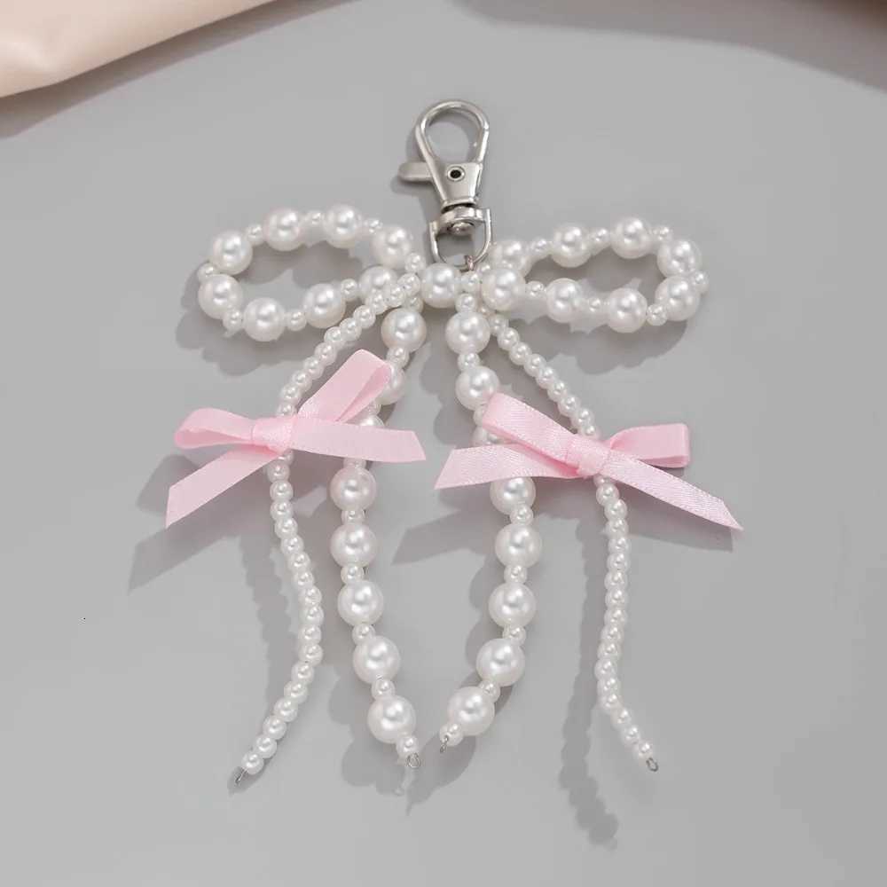 Y2k Fashion Keychain Flower Star Love Bow Strawberry Pendant Acrylic Key Chain Student Women Bag Backpack Keychain Accessories M251215
